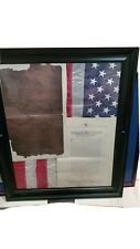 framed Star spangled banner draft signed Francis scott key USA memorabilia picture
