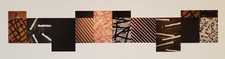 Ed Moses DBL Cro 1981 Acrylic on Mahogany 22' X 4.5' Abstract Masterpiece picture