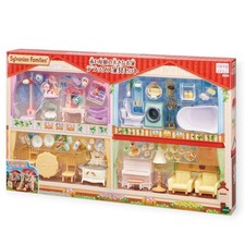 Sylvanian Families Large House with Red Roof Deluxe Furniture Set SE-213 Japan picture