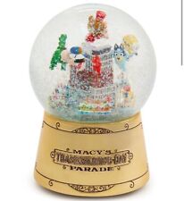 MACY'S THANKSGIVING DAY PARADE 2023 MUSICAL SNOW GLOBE NEW IN HAND picture