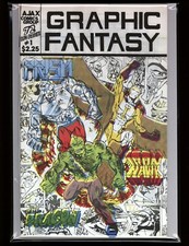 Graphic Fantasy #1 (UNIQUE) & #2 - 1st SAVAGE DRAGON - 1982 AJAX Larsen - SCARCE picture