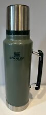 Stanley Aladdin 1.1 Qt Green Metal Heavy Duty Thermos Plant Trees Arbor Day NEW picture