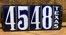 RARE Pre State TEXAS 1915 Porcelain License Plate Stafford Auto Co  Car Tag picture