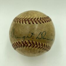 President Dwight D. Eisenhower Single Signed American League Baseball JSA COA picture