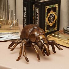 Beetle From Root of Alder Tree Wood Sculpture Figurine Hand Craft Statue Decor picture