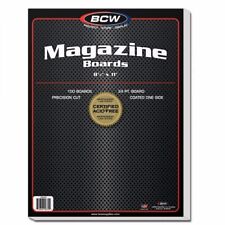 BCW Magazine Backing Boards Case of 1000 24 Pt Acid Free Long Term Storage picture