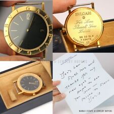 Bvlgari Watch Body w/ engraving and handwritten letter from Doris Duke picture