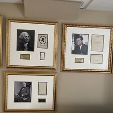 All Presidential Signatures Museum Framed and Ready To Display Investment Lot picture
