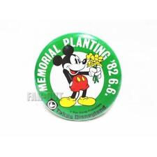 Tokyo Disneyland Memorial Planting 6th 1982 Arbor Day Commemoration Can Badge　/ picture