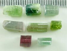 19.25 cts Natural Rough Bluish Green Tourmaline Crystals Lot From Afghanistan picture