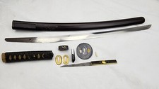 1812 SAMURAI SWORD TAKEN In IWO JIMA During WW2 HEAVY 19K GOLD KOZUKA Wakizashi picture