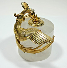 Solid 18k Gold Montegrappa Eternal Bird Inkwell Very Limited Edition 0/50 picture