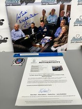 BARACK OBAMA HILLARY CLINTON JOE BIDEN O'NEILL SIGNED 11X14 PHOTO BECKETT BAS picture