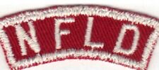 BOY SCOUT NFLD (NEWFOUNDLAND) USA/ABR RED & WHITE 1/4 STRIP UNLISTED VERY RARE picture