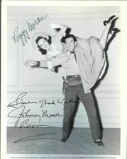 JOHNNY MACK BROWN AND PEGGY MORAN SIGNED