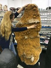 Giant Citrine top shelf one of the kind 275 kg wall of shine crystals picture