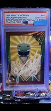 Power Rangers GREEN Ranger Rookie Foil JASON DAVID FRANK Signed Pop 1 Very Rare picture