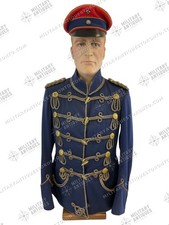 WW1 Imperial German Lieb Hussar Generals Dunkleblau Uniform and Hat Named picture
