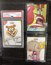 Topps 2025 SpongeBob 25th Anniversary collection lot PSA  10 Auto #/1 /5 /25 /50 picture