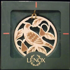 DISCONTINUED COMPLETE SET OF LENOX 12 DAYS OF CHRISTMAS ORNAMENT MINT IN BOXES picture