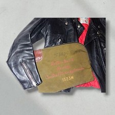 RRL 40S Vintage Bank Bag Chain Stitch Leather Men Rare Ralph Lauren Model Limite picture