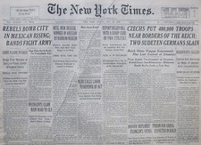 5-1938 May 22 CZECHS PUT 400,000 TROOPS NEAR BORDERS OF THE REICH; TWO SUDETEN picture