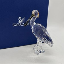 Swarovski Hobby Collection Figurine Crystal Spoonbill Bird Heron No.178 With Box picture