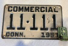 Antique Very Rare Connecticut Ct State License Plate collectible collector's USA picture