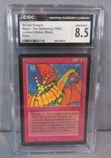 SHIVAN DRAGON CGC 8.5 MTG Beta Limited Edition 1993 Rare Magic: The Gathering picture
