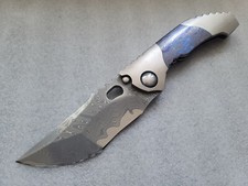 Dalibor Bergam Knives Complain Grind Oberon Integral, Hidden Hardware Scales picture