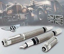 Tibaldi by Montegrappa Bentley Crewe Sterling Silver Limited Edition Fountain Pe picture