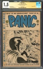 Panic #6 CGC 1.5 E.C Comics 1954 Signed by Bob Mcleod w/Kraven Spider-Man Sketch picture