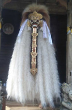 Vintage Balinese Rangda Demon Queen Mask Original Horse Hair with Semal Ties picture