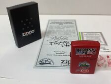 ZIPPO CASE XX SMKW 2013 PRESIDENTS DAY 38/100 RED MATTE LIGHTER 78127 DM picture