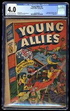 Young Allies #3 CGC VG 4.0 Remember Pearl Harbor Captain America Human Torch picture