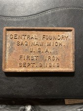 GM CENTRAL FOUNDRY FIRST POUR 1919 CHEVY CADILLAC PONTIAC BUICK OLDSMOBILE picture