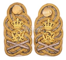 Prussia 1st World War II Pair of Shoulder Pieces Owned by Kaiser Wilhelm II... picture
