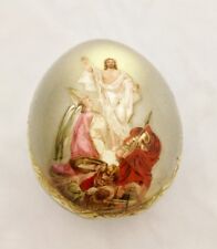  Russian - believed to be Imperial - Porcelain Factory Easter Egg early 1900's picture