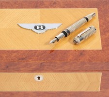 Tibaldi Bentley Crewe Limited Edition Sterling Silver Fountain Pen, Broad - 2006 picture