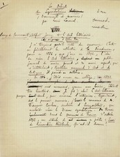 Alfred JARRY's Literary Earlys - Signed Autograph Manuscript. picture