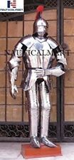 Medieval Epic Gothic Full Suit of Armor Wearable Costume for Halloween Silver picture