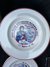 Star Spangled Banner Plates 1814 Open To Offers picture