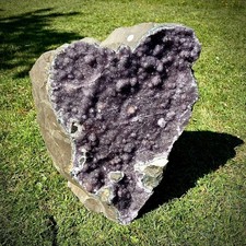 Extra Large Amethyst Crystal | Natural Basalt Back (63.2kg) picture
