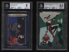 1993 Dynamic Marketing Batman Animated STICKER & Topps Harley Quinn RC BGS picture