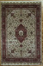 Cream Fine Quality New Collection Silk Charming Handmade Rug 6x9 Rug PIX-29253 picture