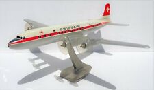Raise Up Swissair Douglas DC-7 Metal Desk Display Factory Model 1/72 Airplane picture