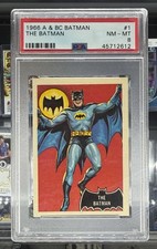 1966 A & BC BATMAN (BLACK BAT ON FRONT) #1 THE BATMAN PSA 8 HIGHEST GRADED COPY picture
