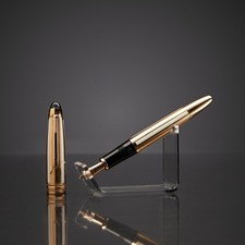 Genuine Montblanc Soulmakers 100 Years 18K 750 Gold Diamond Fountain Pen Mammoth New picture