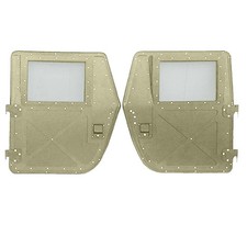 New 2 Tan X-Doors Military Humvee X-DoorM998M1038 Front or Rear-Made in USA picture