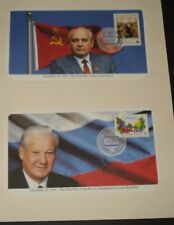UNION OF SOVIET SOCIALIST REPUBLICS FINAL DAYS & INDEPENDENT REPUBLIC 2 COVERS picture